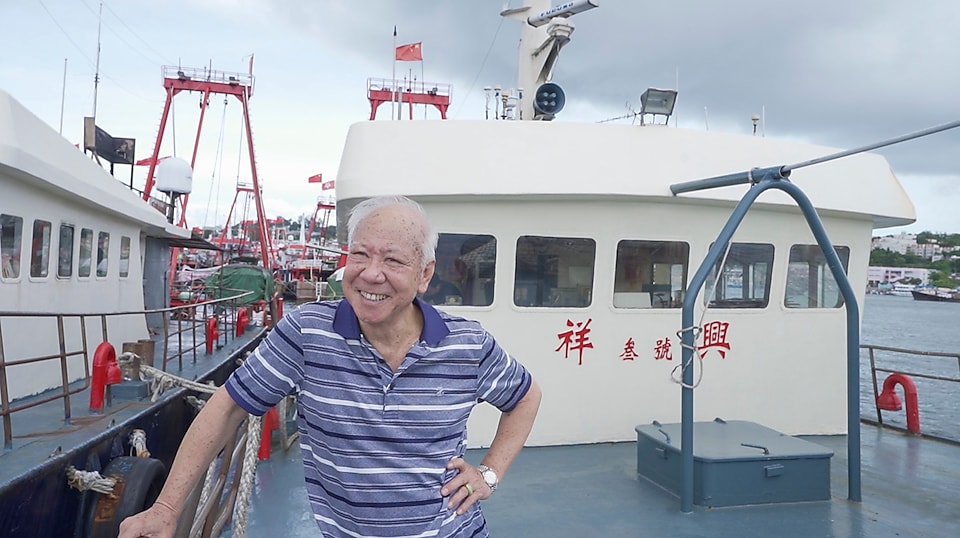 Mr. Wong Wan Hing, fishing boat owner with over 60 years of experience in the fishing industry