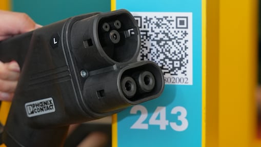 The Shell Recharge charging station at StarWorld Hotel in Macau provides fast-charging services for electric vehicle owners.