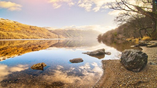 Lake in Scottish Highlands