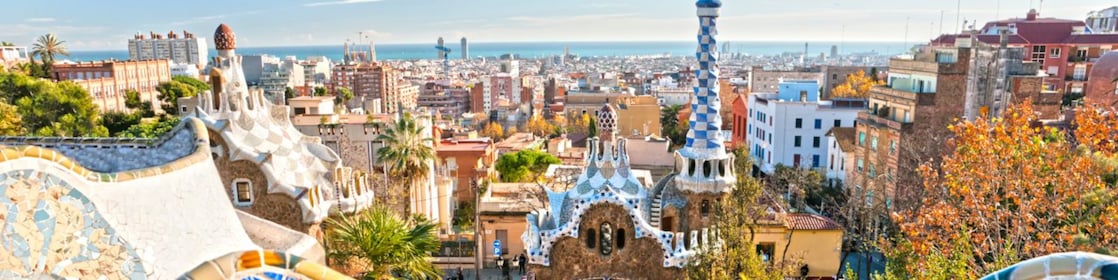 Park Guell in Barcelona, Spain