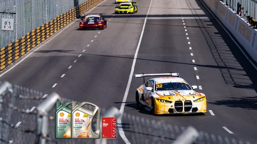 Racing car on track