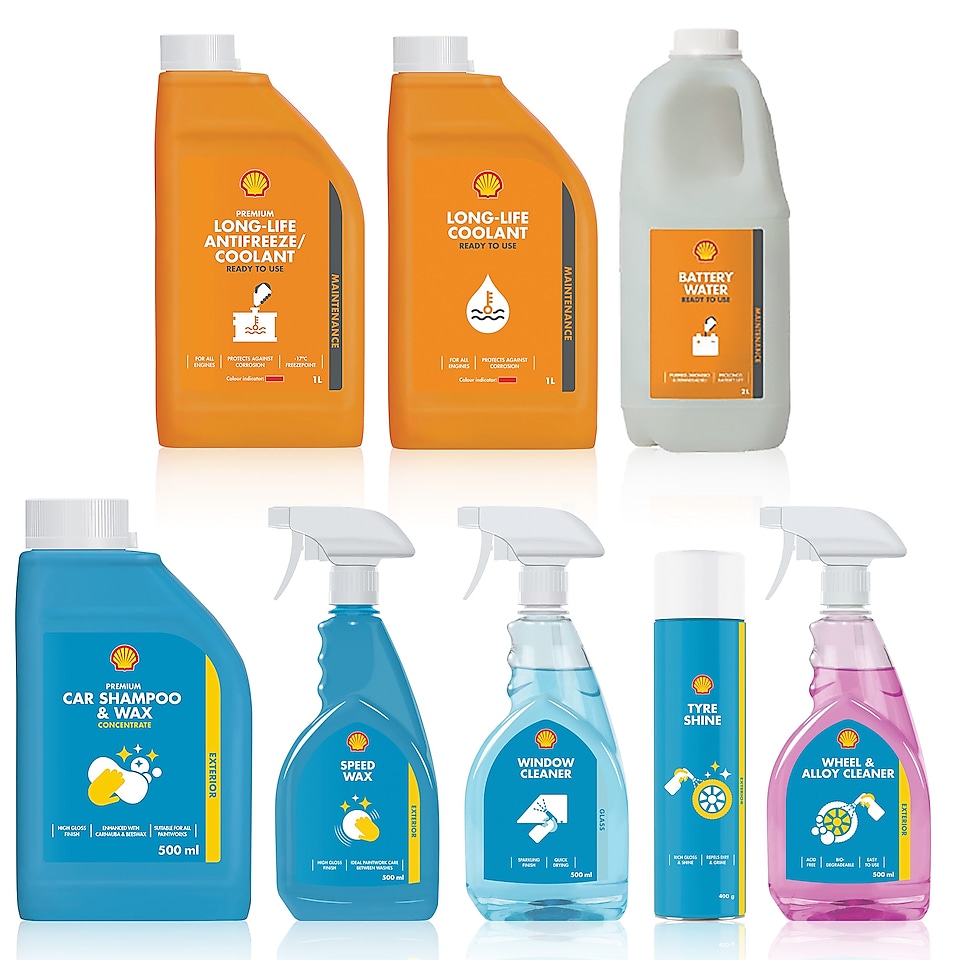 Shell Branded Car Care Products