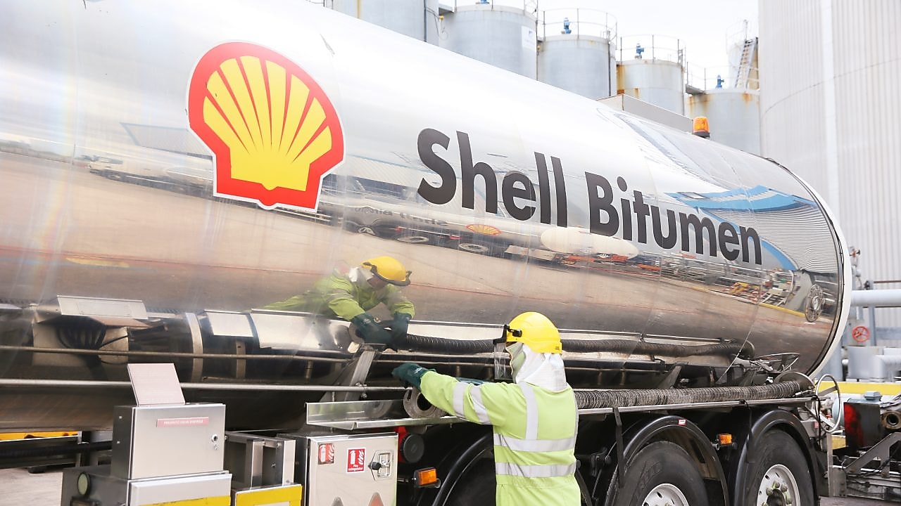 Shell Bitumen truck