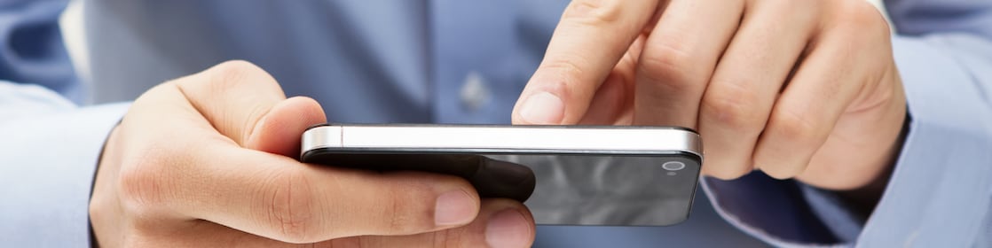 tapping on mobile