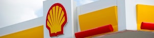 Shell service station and Shell logo