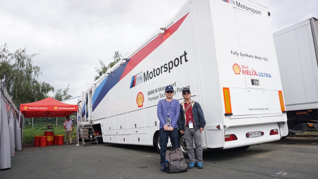 Scientist near truck