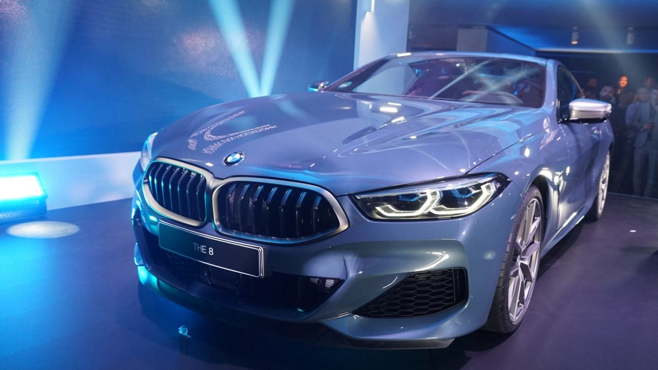 BMW8 in showroom