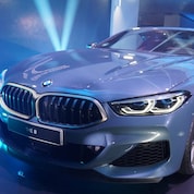 BMW8 in showroom