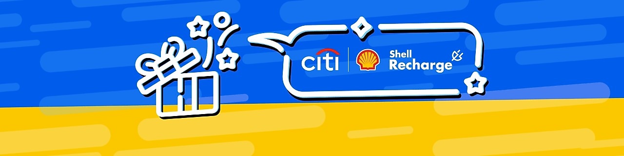 Citi信用卡客戶專享優惠 – Shell Recharge 額外$30充電券 | 香港及澳門蜆殼