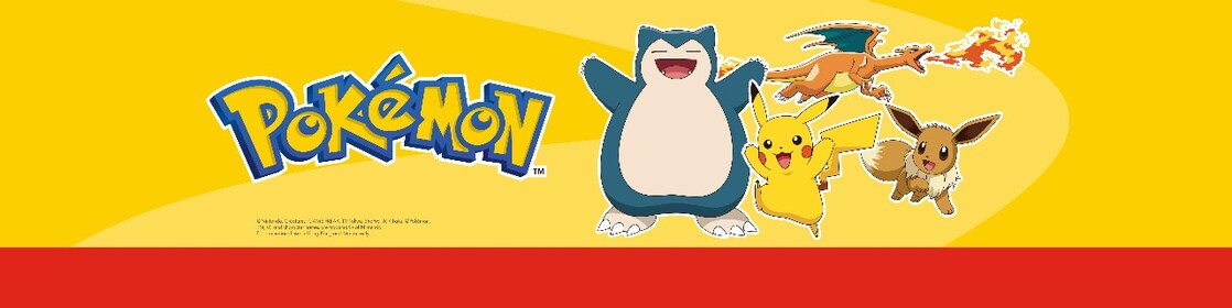 Pokemon image with pikachu, Eevee, Snorlax, Charizard